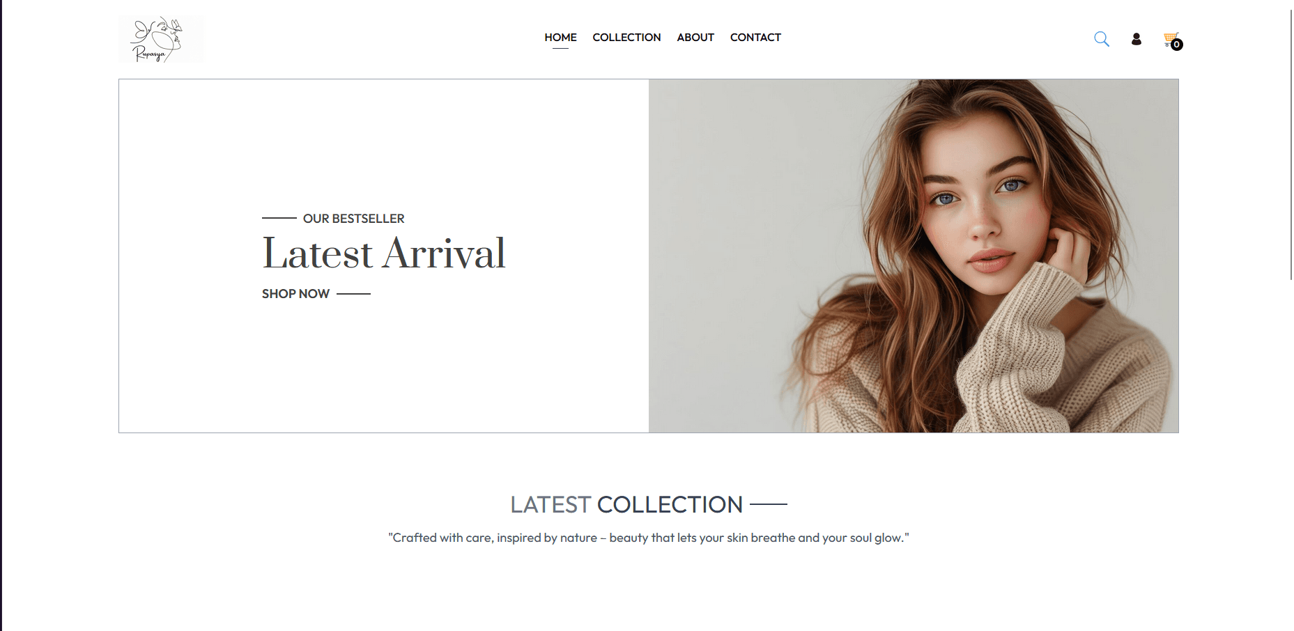 Rupasya Ecommerce Website